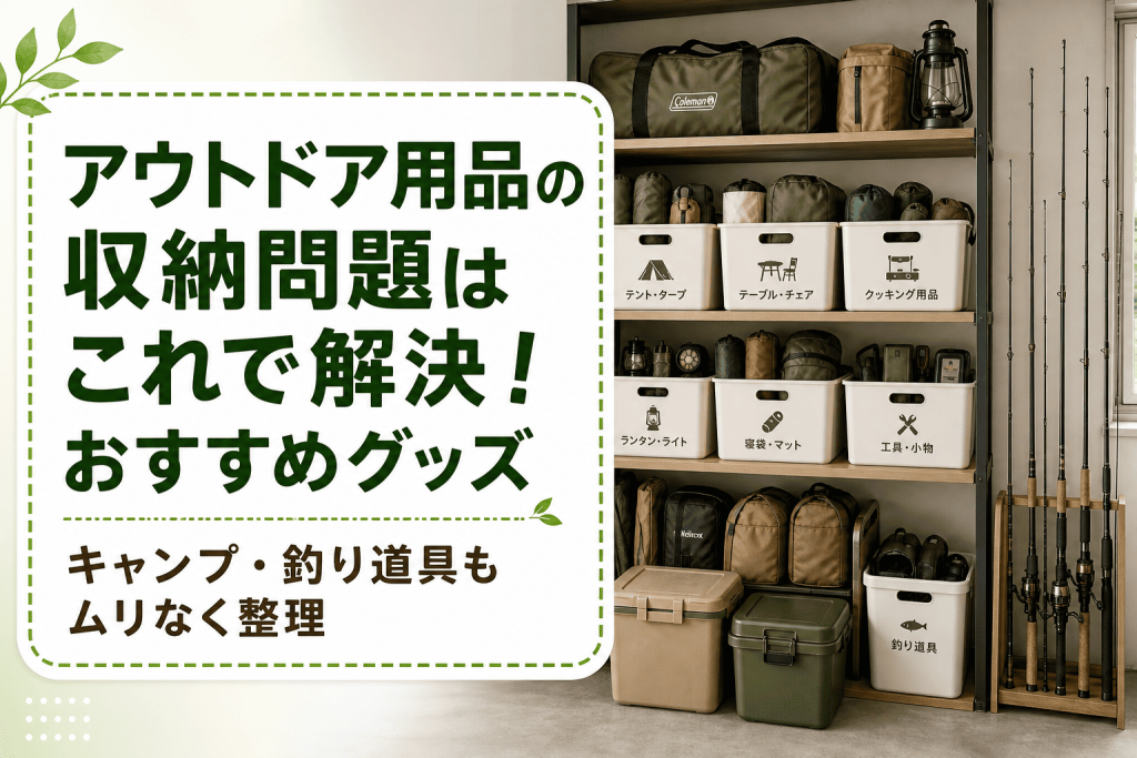 アウトドア用品の収納問題はこれで解決！